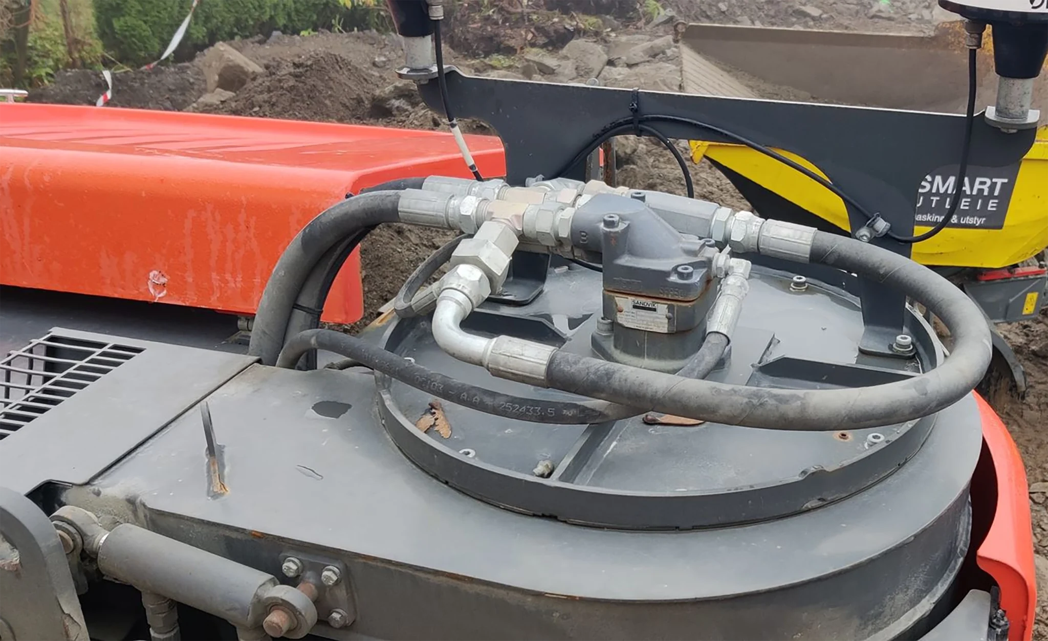 Sandvik Commando DC300Ri hard rock drill rig for underground face drilling