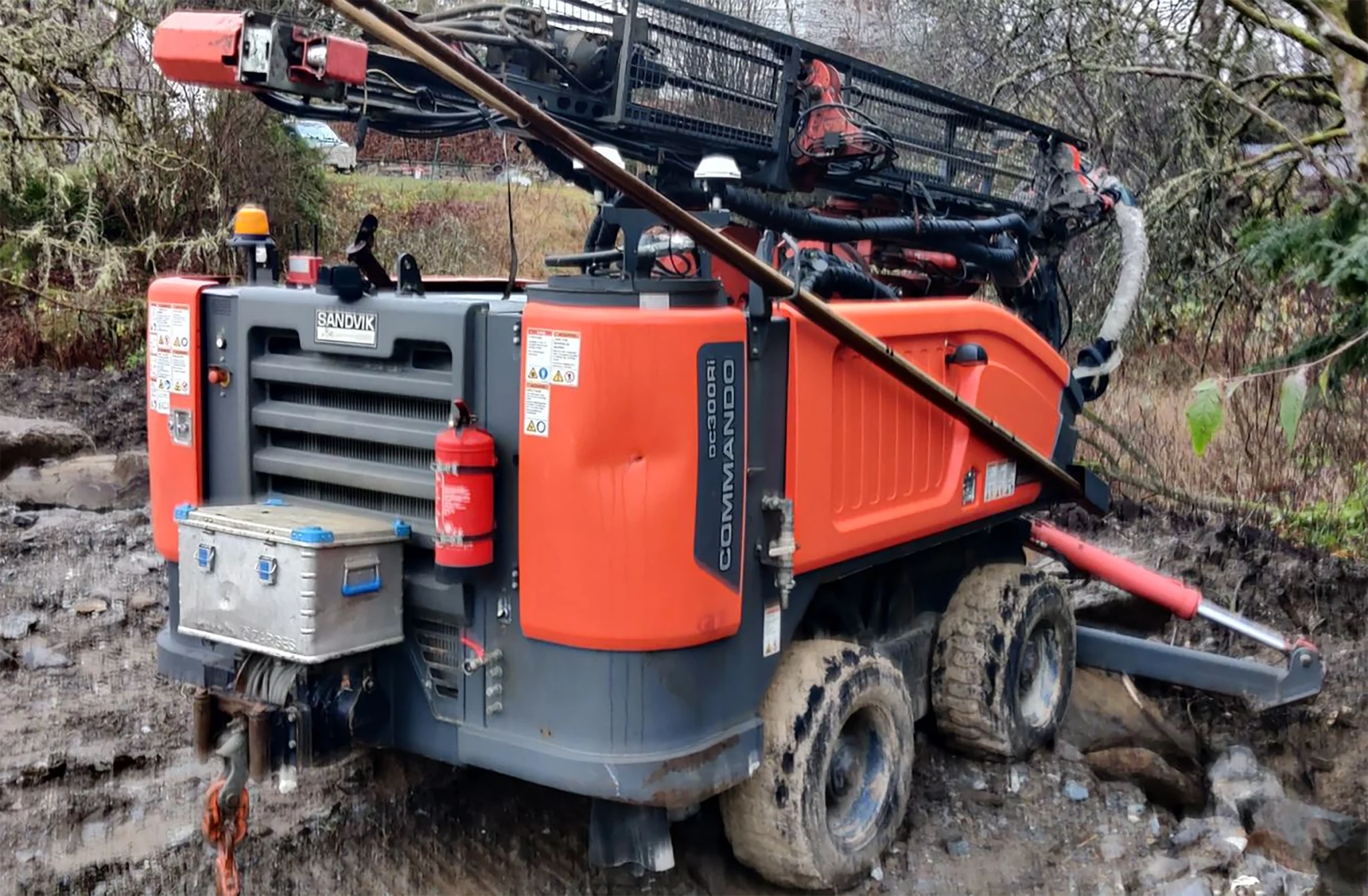 Commando DC300Ri by Sandvik, a reliable face drill rig for underground mining operations