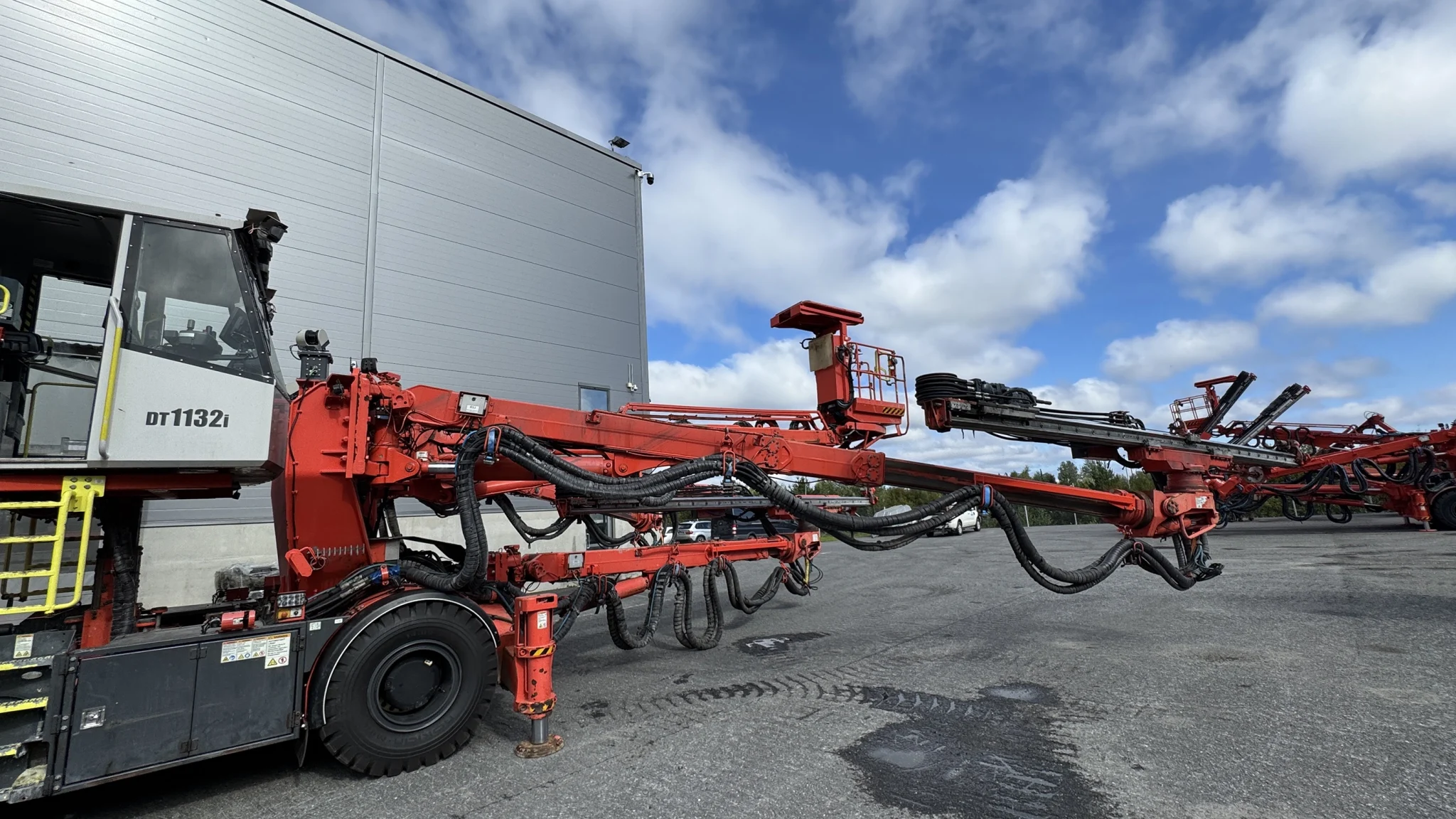 Sandvik DT1132i underground drill rig used in tunnel construction