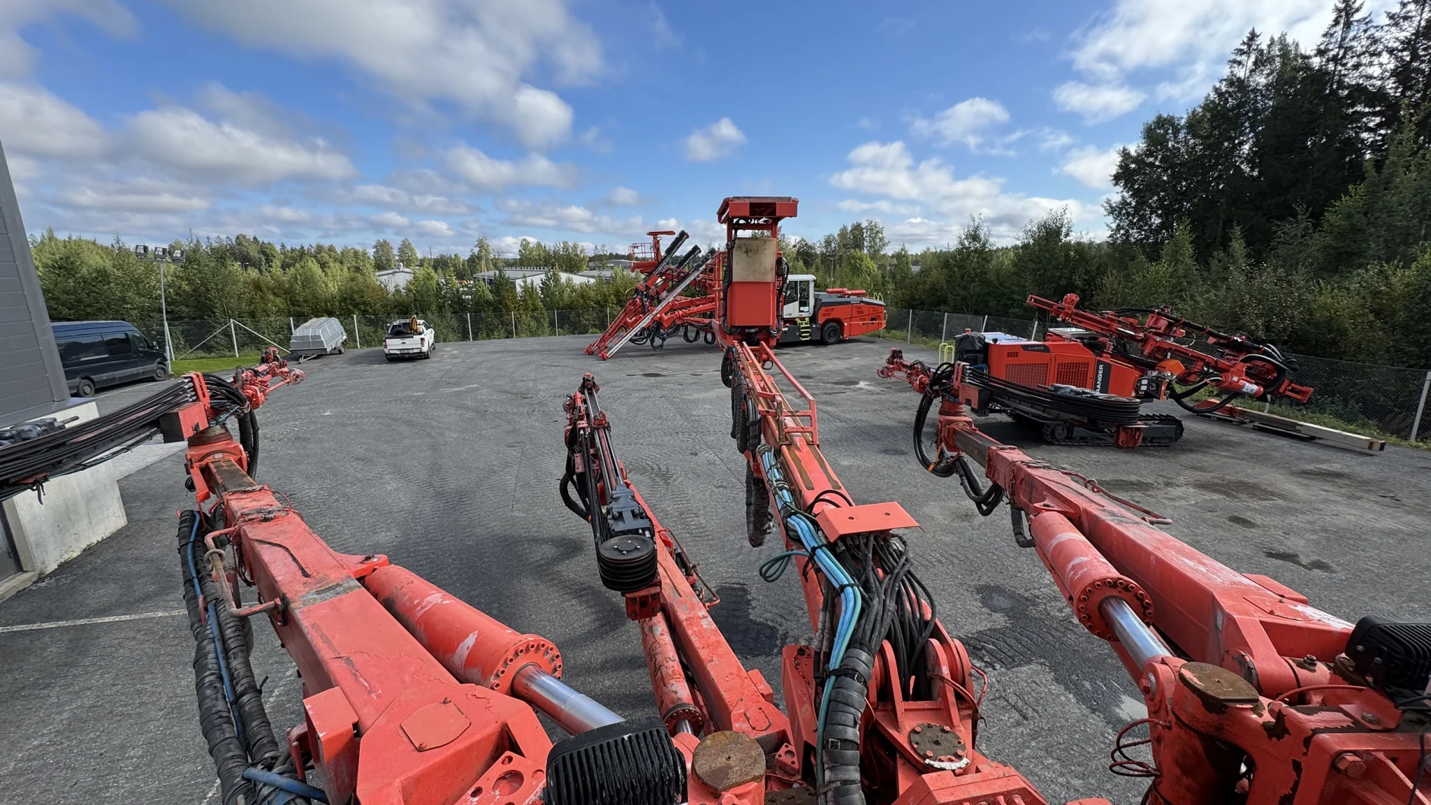Sandvik underground mining rigs, including DS511-C and DT1132i, for rock bolting and tunnel drilling. Available now.